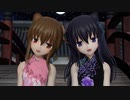 【MMD艦これ】 暁電 「撫子色ハート」