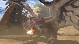 【FF7エバークライシス】物語を楽しむFF7EC モンハンコラボクエスト ミッドガルに火竜舞う