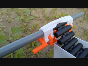 ベルトリンク吹き矢を作ってみた