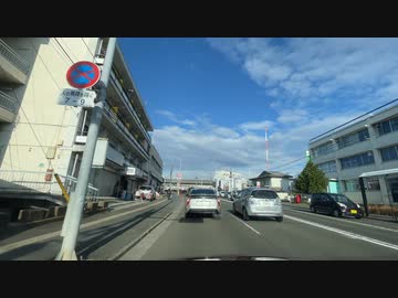 仙台中心部の銀杏並木等を見に行くドライブ8　ガス局前からスタートのセブン　2023　1203　マツダ２車載