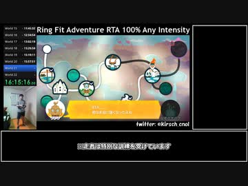 【Part28】リングフィットアドベンチャー RTA 運動負荷1 100％ 24:35:48 【ゆっくり解説】