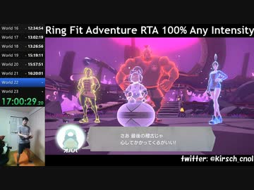 【Part29】リングフィットアドベンチャー RTA 運動負荷1 100％ 24:35:48 【ゆっくり解説】