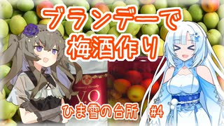 ひま雪の台所 #4 ブランデーで自家製梅酒【VOICEVOXキッチン】