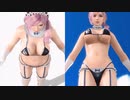 【DOAXVV】[エリーゼ]ポーズ「立ち リズムよくジャンプ」きまぐれニャンメイド(着崩れ)