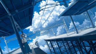 Opaque blue / 初音ミク