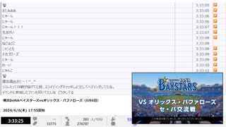 【NCVコメントのみ】【本家終了後】横浜DeNAベイスターズvsオリックス・バファローズ（6月6日）【2024/6/6】