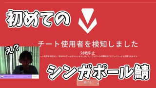 初めてのシンガポール鯖でプレイしたらチート利用者発見された【ヴァロラント/VALORANT】