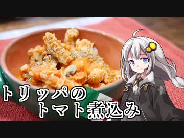 釣れなくても料理！トリッパのトマト煮込み！【VOICEROIDキッチン】