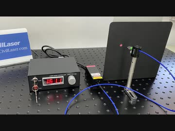 780nm 1~80mW IR ダイオードレーザーPMファイバー出力