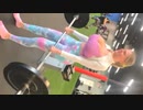 ジムでトレーニングをするドスケベ巨乳さん