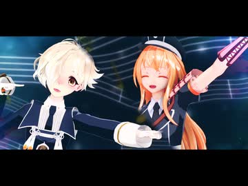【MMD刀剣乱舞】モラトリアム 2人用short【モーショントレース】