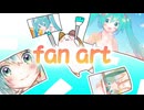 【初音ミク】fan art【オリジナル曲】