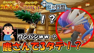 【ポケモンSV】コライドンを上からワンパンどころか3タテしてしまうメブキジカさんｗｗ【スカーレット・バイオレット・藍の円盤】