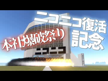 ニコ動復活感謝の本社爆破！