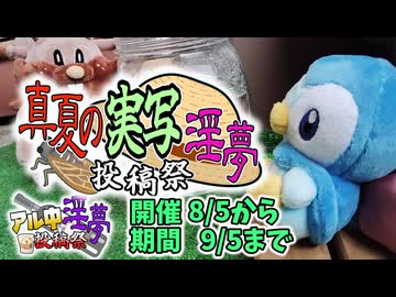 【告知】真夏の実写淫夢投稿祭＆アル中淫夢投稿祭 開催のお知らせ