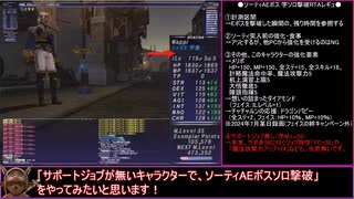 【M.Lv05】FF11 ソーティAEボス撃破RTA 23分42秒【学ソロ】