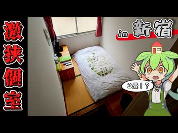 【自腹レビュー】一泊5500円。新宿駅徒歩５分の格安ビジネスホテルに泊まってみた【VOICEVOX解説】