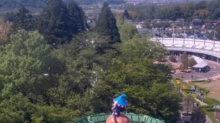 那須ハイランドパークの観覧車から見た景色こんな感じ