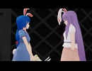 【東方MMD紙芝居】清蘭と鈴仙のもらい会話