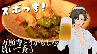 【ズボつま！】3：万願寺とうがらしを焼いて食うぞ #酒郷沙紗