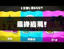 スプラ3 Summer Nights フェス 最終結果 トリカラバトル 24.07.13 「1日貸し切るなら？ 宮殿 vs 遊園地 vs ビーチ」
