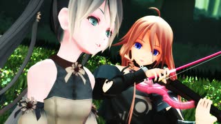 【MMD]　スイカ式ミクとmqdl式IAのSurges 【我が家のボカロモデル】_12