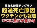 英有名新聞テレグラフがついに「超過死亡の原因はワクチンかもしれない」と報道！！