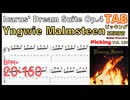 [Speed Up]イングヴェイ ギター速弾き イカロスドリーム ピッキング基礎練習 Icarus' Dream Suite Op. 4 TAB / Yngwie Malmsteen【Vol.130】