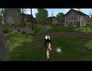 【メタバースの現在2024】セカンドライフ・リンデンホーム2019「Moose Lodge（ムースロッジ）信号所からMeadowlawn（メドーラーン）湖」2024年8月6日撮影