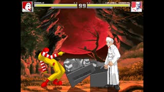 ドナルド[Donald] vs カーネル・サンダース[Colonel sanders]