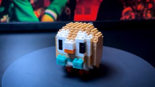 【ナノブロック】モクローだよ。【ポケモン】