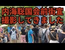 うつみんの国会前街宣の様子を撮影してきました！！！