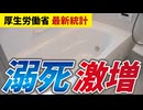 「死因：不慮の溺死及び溺水」←激増　※YouTube対応版