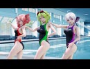 【MMD】Masked bitcH／ギガP × ハク・テト・GUMI
