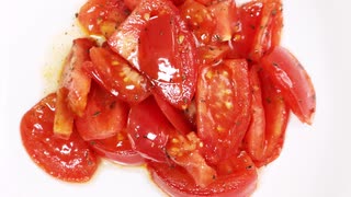 トマトのマリネ（お弁当のスキマを埋めるもう一品）
