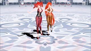 【MMD】リレイアウター【重音テト　波音リツ】