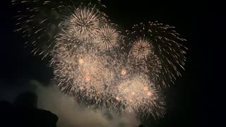うつのみや花火大会　フィナーレの様子