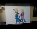 描いてみた 01  DQ5男の子・女の子 3/3 塗ってみる