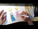 描いてみた 01 DQ5男の子・女の子（タイムラプス）