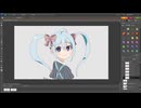 【描いてみた】この気持ちは雨宿り イラストメイキング 1時間ver