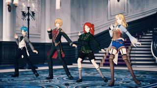 【テンミリMMD】LaLaL危【ブロント/ブルース/マゼンダ/テミ】