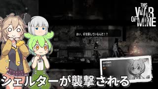 【This War of Mine】ずんだもんと春日部つむぎが戦時下の街で生き残る  Part03