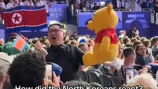 ホモと見る北朝鮮選手を応援する偽金正恩