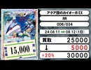 《ポケカ買取相場/74枚》8月11日～8月12日《200円以上騰落》#ポケモンカードゲーム