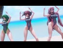 【MMD】Booo!【水着 テト グミ ルカさん】