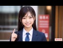 AI Video【Smiling new employee】AI動画【笑顔の新入社員】①