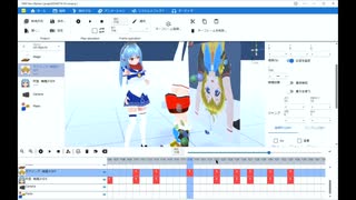 【字幕付き】VRMViewMeister アニメーションサンプル 2024/07/18-01