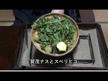 賀茂ナスとスベリヒユ【長火鉢とおっさん361】