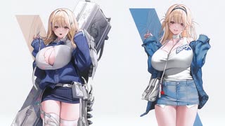 [メガニケ] ティアちゃんに心を洗ってもらう動画
