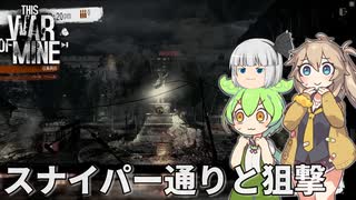 【This War of Mine】ずんだもんと春日部つむぎが戦時下の街で生き残る  Part06
